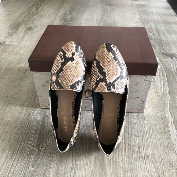 ALDO Snake Print Loafers - Picture 2 of 8